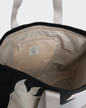 BILLABONG KEENIE WOMENS TOTE BAG BEACH EVERYDAY CARRY ALL BAG BLACK WHITE