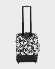 BILLABONG KEEP IT ROLLIN WOMENS CARRY ON LUGGAGE CABIN TRAVEL SUITCASE WHITE BLACK
