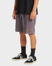 BILLABONG LARRY CORDUROY MENS WALKSHORTS 18 INCH CASUAL SURF SHORTS DUSTY PURPLE