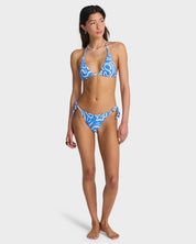 BILLABONG LE LOVE MULTI TRIANGLE BIKINI TOP TRUE BLUE
