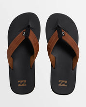 BILLABONG MENS ALL DAY IMPACT THONGS – BLACK/TAN