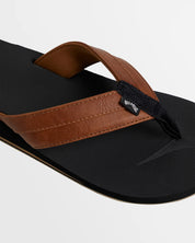 BILLABONG MENS ALL DAY IMPACT THONGS – BLACK/TAN