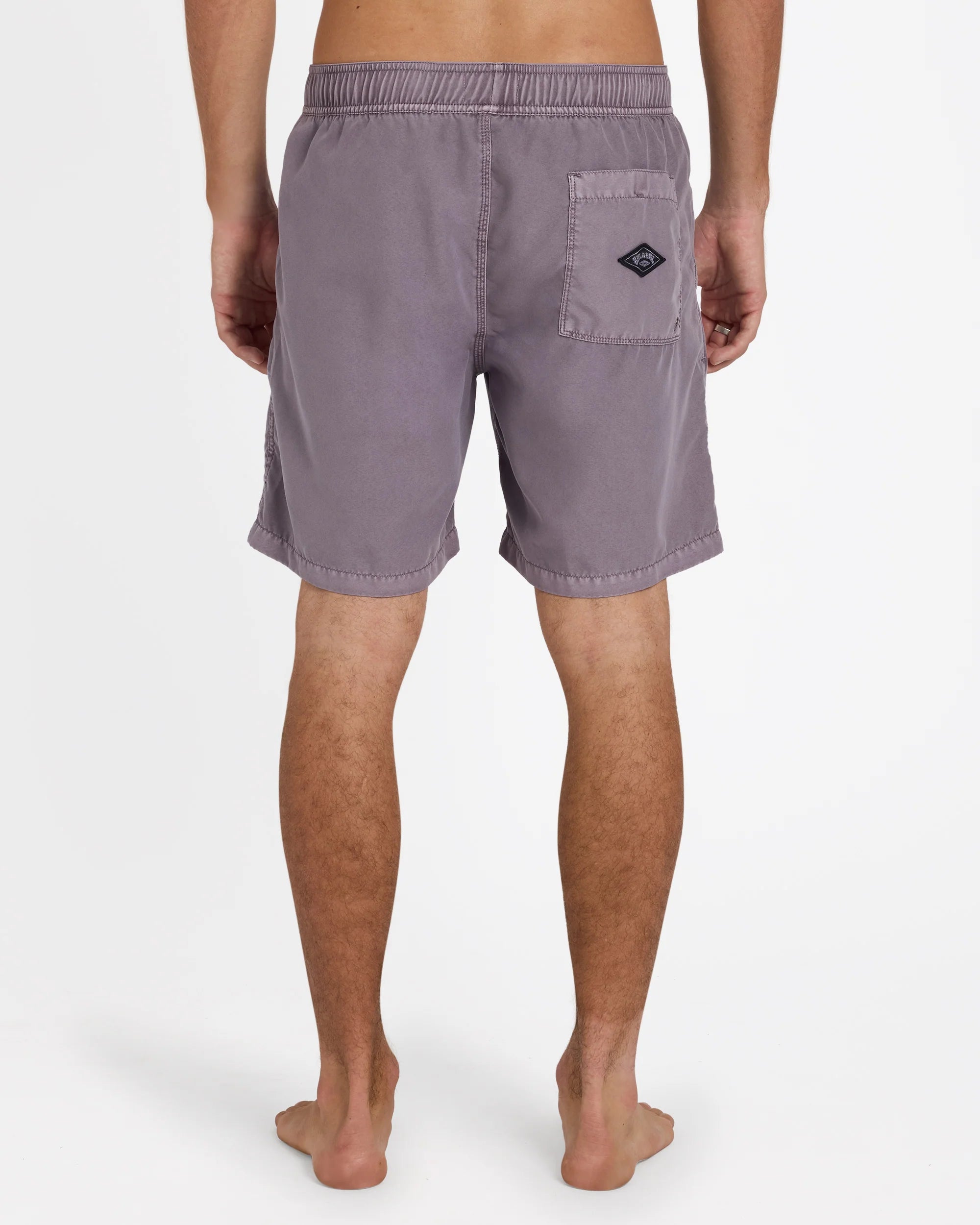 BILLABONG MENS ALL DAY OVERDYE LAYBACK 17" BOARDSHORTS - STEEL PURPLE