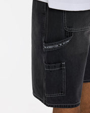 BILLABONG MENS BAD DOG DENIM SHORTS – WASHED BLACK