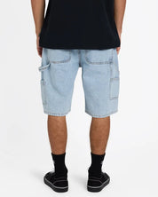 BILLABONG MENS BAD DOG DENIM SHORTS – WASHED INDIGO