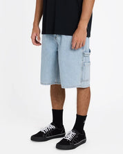 BILLABONG MENS BAD DOG DENIM SHORTS – WASHED INDIGO