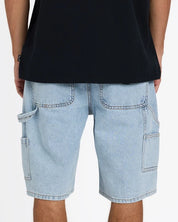 BILLABONG MENS BAD DOG DENIM SHORTS – WASHED INDIGO