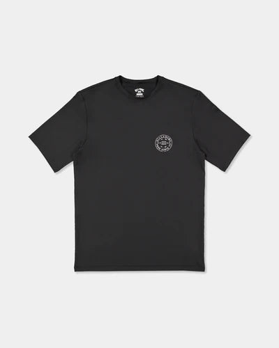 BILLABONG MENS BIG WAVE DAZ SHORT SLEEVE RASH VEST – BLACK