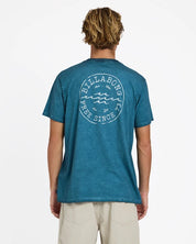 BILLABONG MENS BIG WAVE DAZ T-SHIRT – REAL TEAL