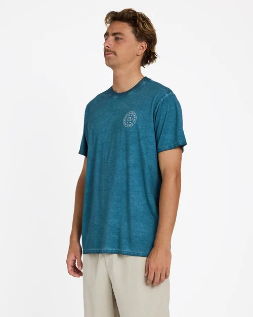 BILLABONG MENS BIG WAVE DAZ T-SHIRT – REAL TEAL