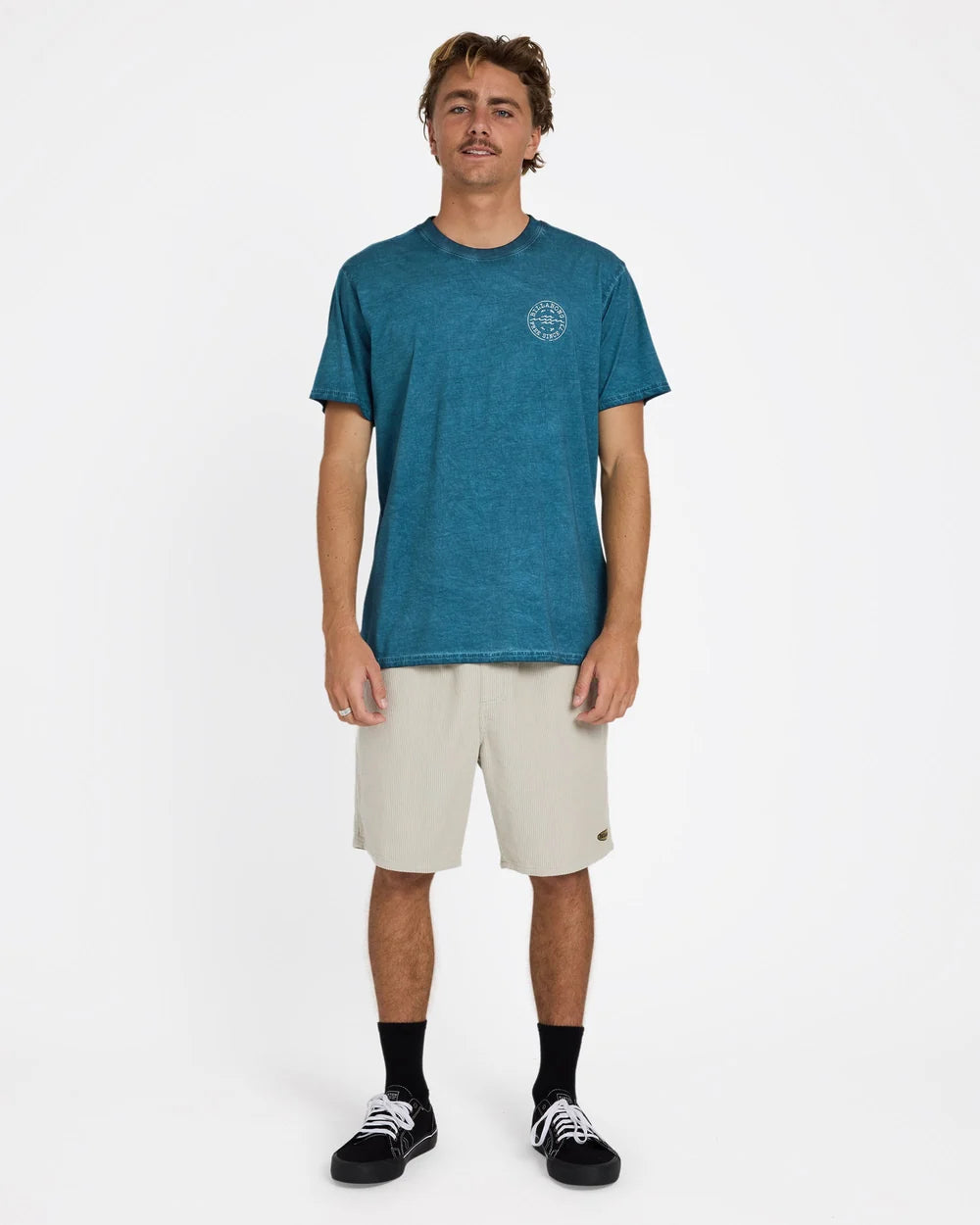 BILLABONG MENS BIG WAVE DAZ T-SHIRT – REAL TEAL
