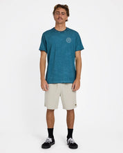 BILLABONG MENS BIG WAVE DAZ T-SHIRT – REAL TEAL