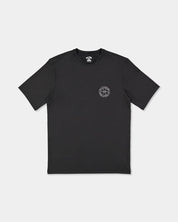 BILLABONG MENS BIG WAVE DAZ UPF 50 RASHGUARD – BLACK