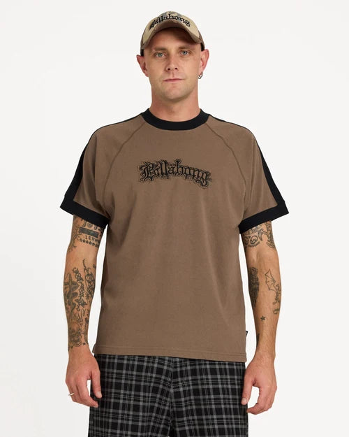 BILLABONG MENS CREED PANEL T-SHIRT – CAVA