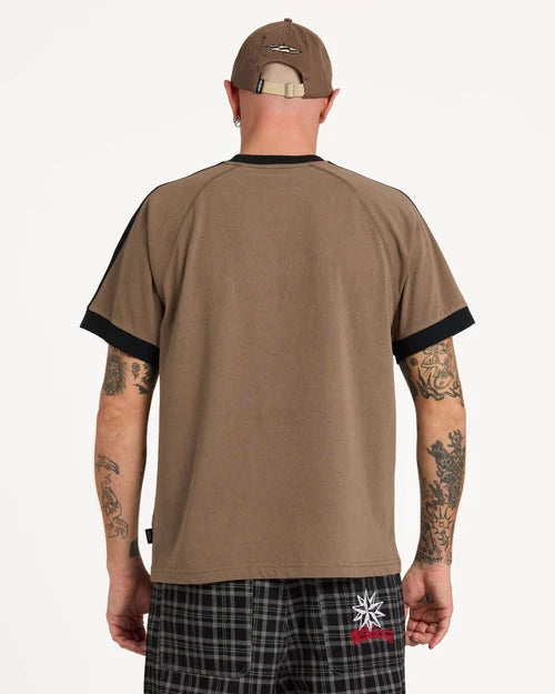 BILLABONG MENS CREED PANEL T-SHIRT – CAVA