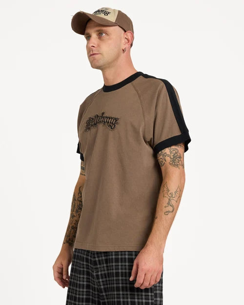 BILLABONG MENS CREED PANEL T-SHIRT – CAVA
