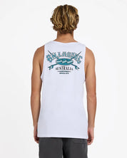 BILLABONG MENS CROSSBOARDS TANK TOP – WHITE