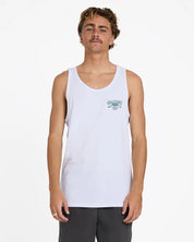 BILLABONG MENS CROSSBOARDS TANK TOP – WHITE