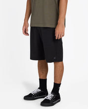 BILLABONG MENS CROSSFIRE 21" HYBRID SHORTS – BLACK