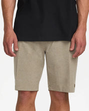 BILLABONG MENS CROSSFIRE 21" HYBRID SHORTS – KHAKI