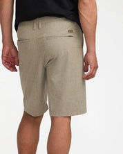 BILLABONG MENS CROSSFIRE 21" HYBRID SHORTS – KHAKI