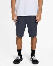 BILLABONG MENS CROSSFIRE 21" HYBRID SHORTS – NAVY