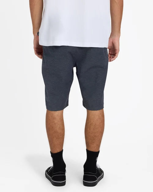 BILLABONG MENS CROSSFIRE 21" HYBRID SHORTS – NAVY