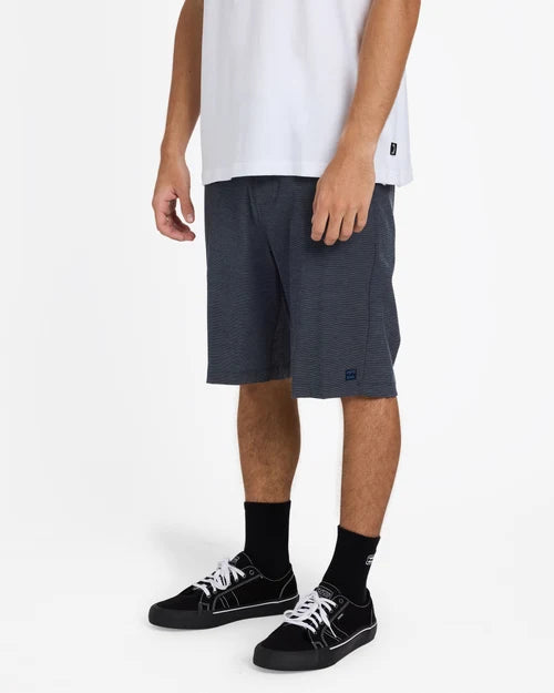 BILLABONG MENS CROSSFIRE 21" HYBRID SHORTS – NAVY