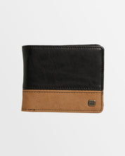 BILLABONG MENS DIMENSION WALLET – BLACK/TAN