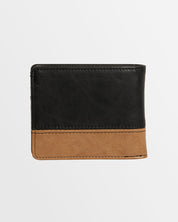BILLABONG MENS DIMENSION WALLET – BLACK/TAN