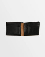 BILLABONG MENS DIMENSION WALLET – BLACK/TAN
