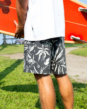 BILLABONG MENS GOOD TIMES LAYBACK 16" BOARDSHORTS ELASTIC WAIST SURF SHORTS – DARK NAVY