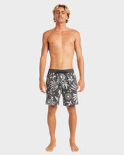 BILLABONG MENS GOOD TIMES LAYBACK 16" BOARDSHORTS ELASTIC WAIST SURF SHORTS – DARK NAVY