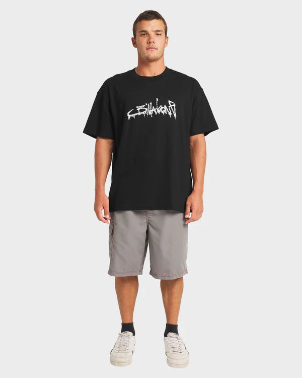 BILLABONG MENS IDENTITY OG T-SHIRT (BLACK)