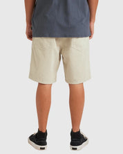 BILLABONG MENS LARRY CORDUROY 18" WALKSHORTS – STONE