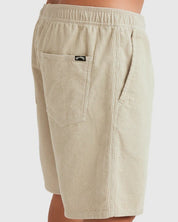 BILLABONG MENS LARRY CORDUROY 18" WALKSHORTS – STONE