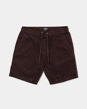 BILLABONG MENS LARRY CORDUROY WALKSHORTS – COFFEE BEAN