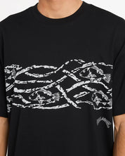 BILLABONG MENS OTIS MANGROVE T-SHIRT CASUAL SURF TEE – BLACK