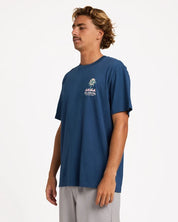 BILLABONG MENS PORTAL PREMIUM T-SHIRT – DARK DENIM