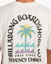 BILLABONG MENS PORTAL PREMIUM T-SHIRT – OFF WHITE
