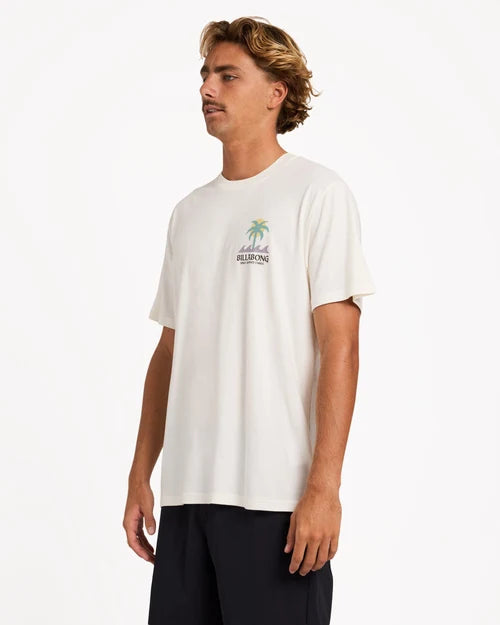 BILLABONG MENS PORTAL PREMIUM T-SHIRT – OFF WHITE