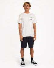 BILLABONG MENS PORTAL PREMIUM T-SHIRT – OFF WHITE