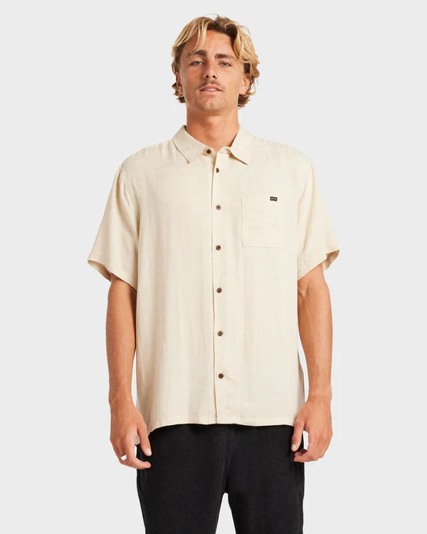 BILLABONG MENS RICARDO SHIRT SHORT SLEEVE BUTTON DOWN CASUAL SHIRT CHINO