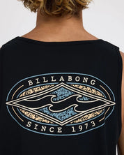 BILLABONG MENS ROTAR DIAMOND TANK TOP – BLACK
