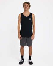 BILLABONG MENS ROTAR DIAMOND TANK TOP – BLACK