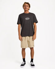 BILLABONG MENS ROTOR DIAMOND PREMIUM T-SHIRT – RAVEN