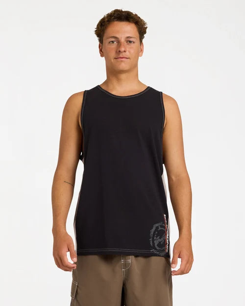 BILLABONG MENS SPEC 73 BLAST TANK TOP – OFF BLACK