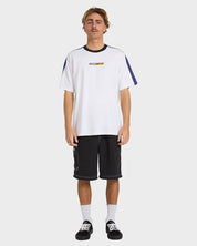 BILLABONG MENS SPEC 73 ICONIC T-SHIRT – WHITE