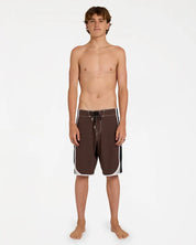 BILLABONG MENS SPEC DBAH BIO WAVE PRO 21" BOARDSHORTS – DARK BROWN