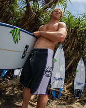 BILLABONG MENS SPEC DBAH BIO WAVE PRO 21" BOARDSHORTS – BLACK/WHITE